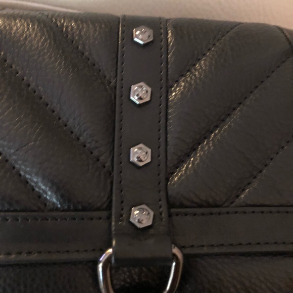 Genuine Leather Black Crossbody - Picture 2 of 7